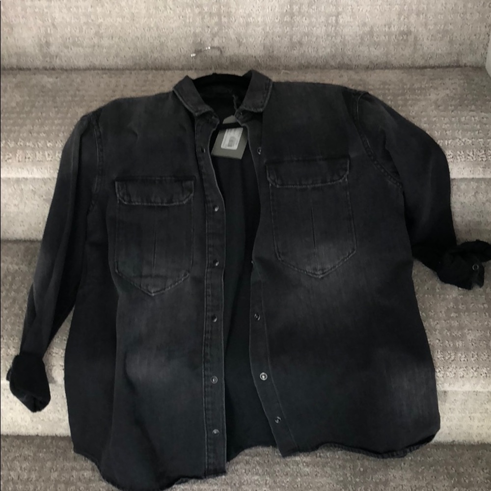 Black Denim Shirt